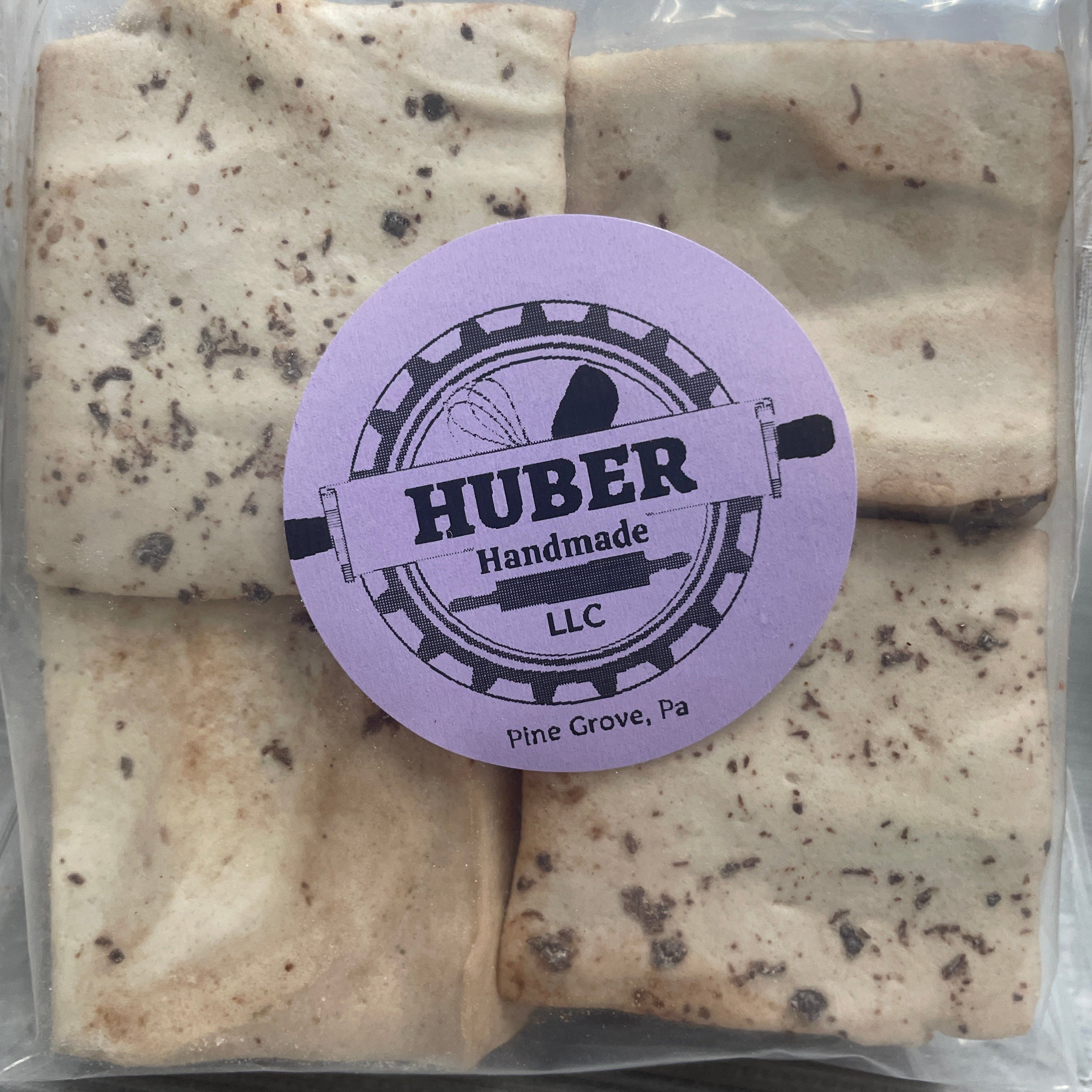 pack of four mocha swirl gourmet marshmallows by huber handmade llc
