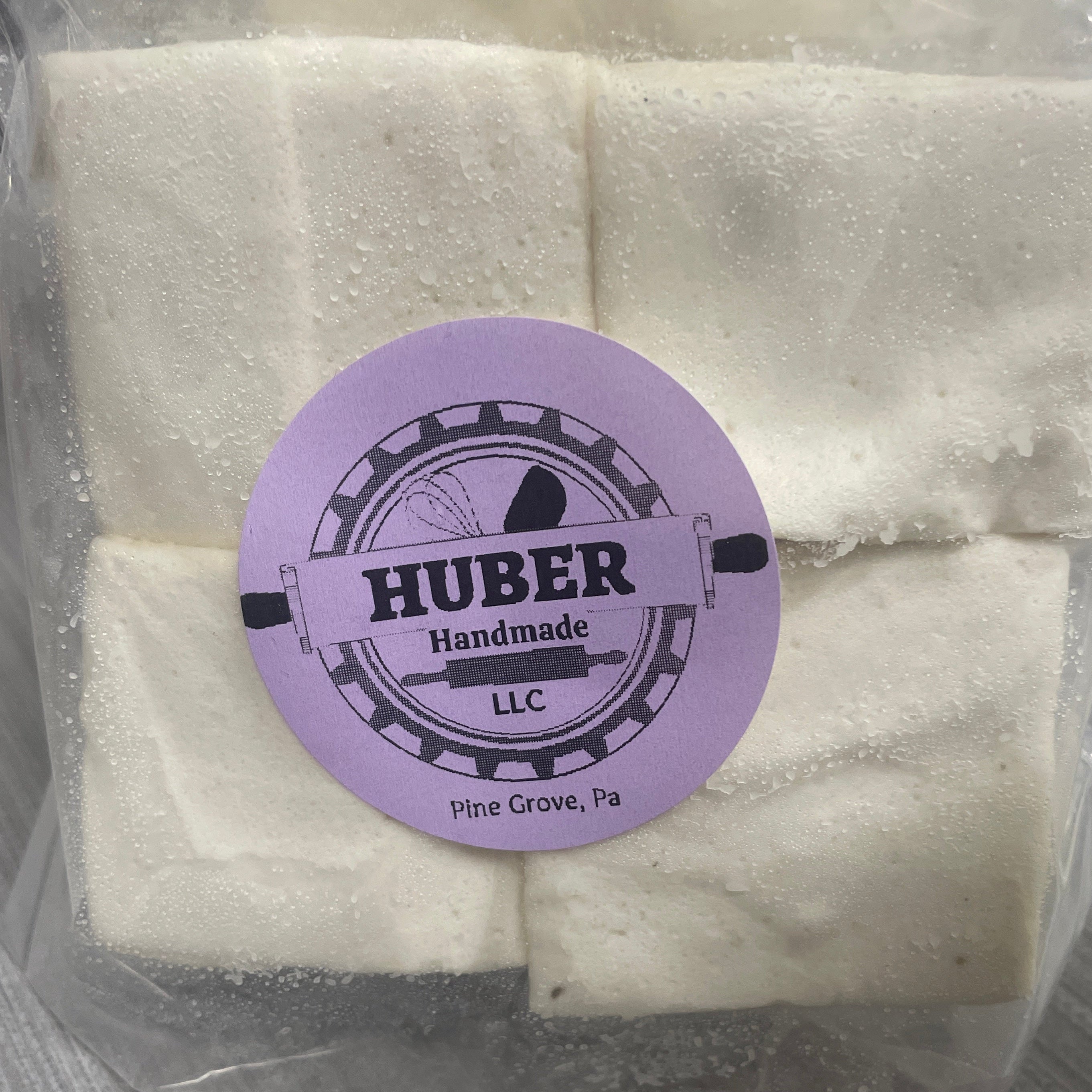 pack of four vanilla bean marshmallows by huber handmade llc