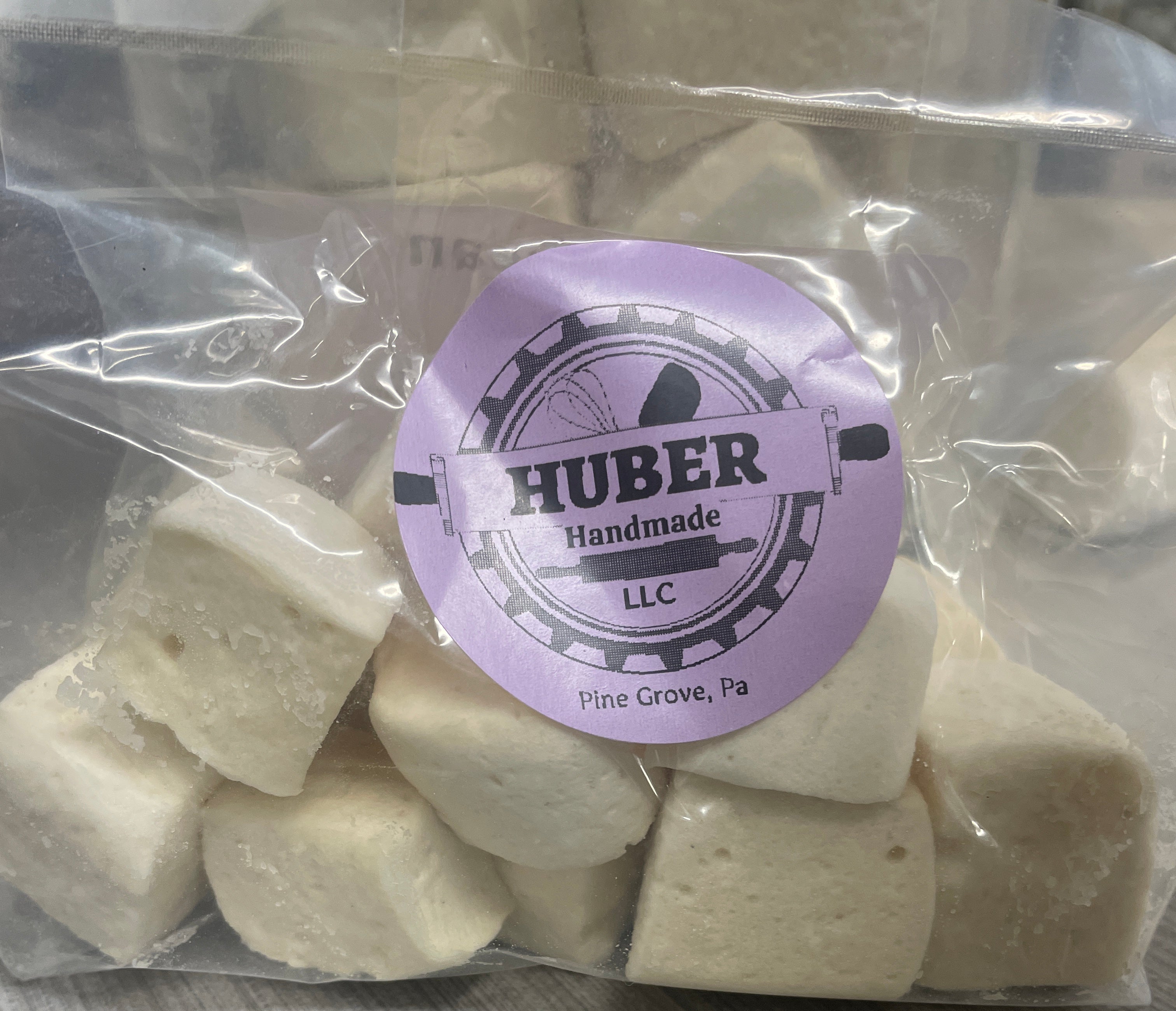 pack of small vanilla marshmallows by huber handmade llc