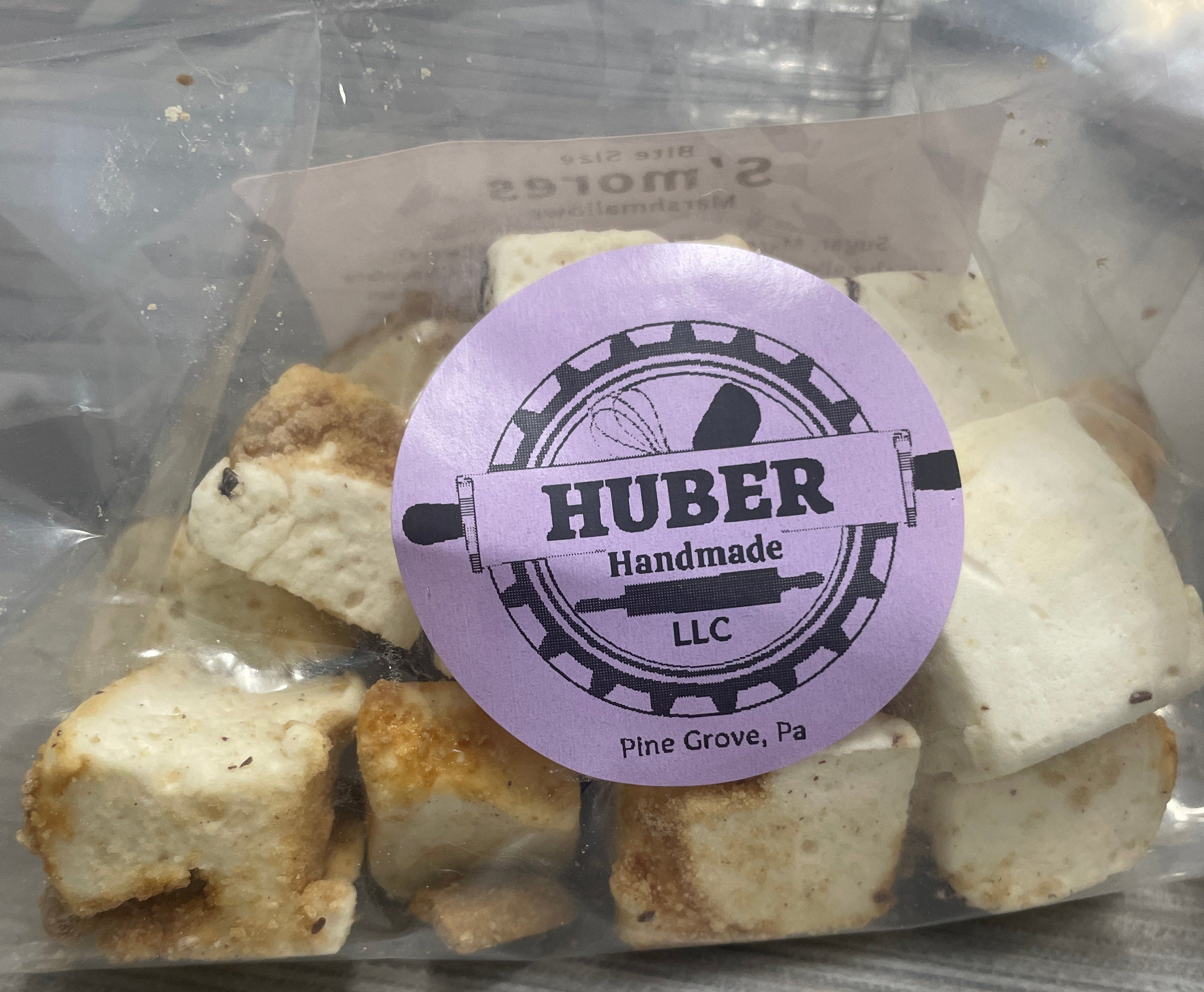 pack of sixteen toasted s'mores marshmallows by huber handmade llc