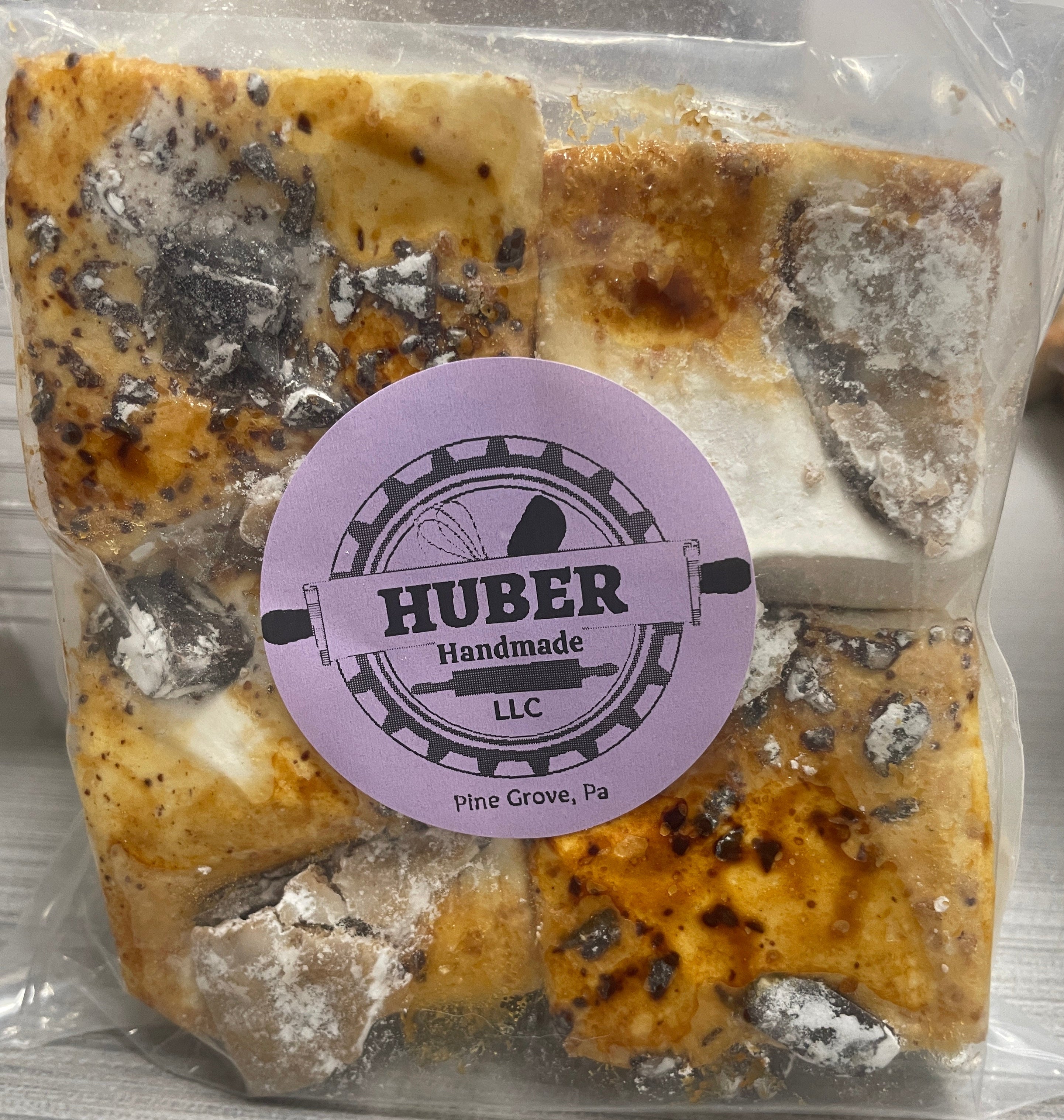 pack of four toasted s'mores marshmallows by huber handmade llc